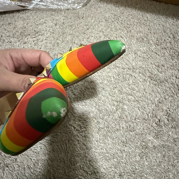 Valentino Women's rainbow Flats - Picture 4 of 9